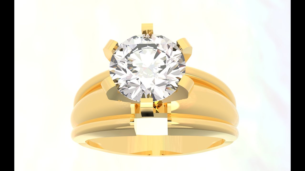 Jewellery Cad Designer And Keyshot Render Youtube