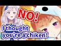 Reine thought Kiara is actually CHICKEN【Takanashi Kiara / Pavolia Reine / HololiveEN】