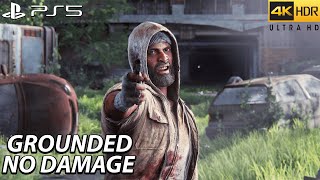 The Last Of Us Part 1 PS5 Aggressive Gameplay - Pittsburgh  ( GROUNDED / NO DAMAGE ) | 4K/60FPS