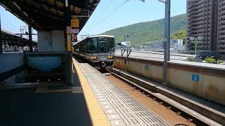 坂出駅　快速マリンライナー発車