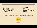 How to create if block using Jinja and Flask | Beginners