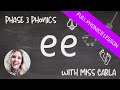 EE ee sound Phase 3 Phonics Animation TEACH YOUR CHILD TO READ Sound out ee words Full Lesson