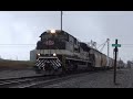 NS 1065 S&A Heritage Unit Leading NS 158/159 at S&A Jct. in Waynesboro, GA December 2023