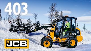 JCB 403 Wheel Loader - Snow Clearing in Norway