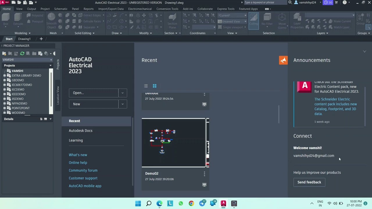 Autocad Electrical 2023 Part1 - YouTube