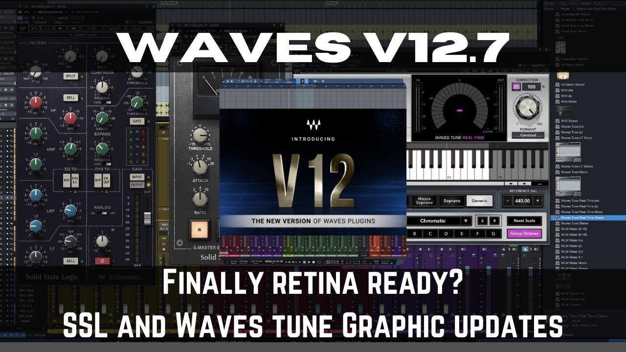 Waves V12.7 Update | Retina Graphics For SSL Series And Waves Tune Real ...