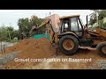 Techniques of Gravel filling on Basement | Mechanisation in Construction | Sachira constructions