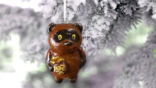 ВИННИ ПУХ из ВАТЫ своими руками. МЕДВЕЖОНОК. Елочная игрушка. WINNIE THE POOH. BEAR. DIY.