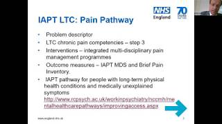 IAPT and psychological Support for people with MSK conditions