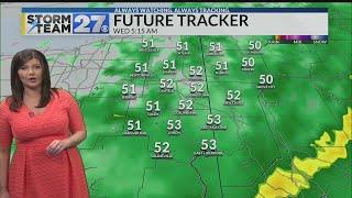 WATCH: Tracking rain, colder air and snow