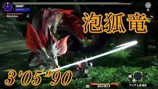 【MHXX/NS】G3 泡狐竜流 狩人道場/タマミツネ 3'05\