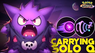 THIS IS WHY GENGAR IS BEST SPEEDSTER TO CARRY SOLO QUEUE 😎 | POKEMON UNITE