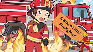 A Bravery Of a  Little Firefighter!