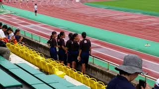 2017.8.26福岡市小中学生記録会中1女子100ｍ決勝1組