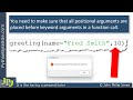 How to Avoid a Common Syntax Error with Python arguments