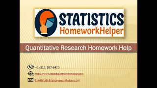 Quantitative Research Homework Help