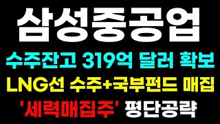 [삼성중공업 분석] 수주물량 319억달러 3년치 확보! 메이저 국부펀드 매집한 이유! 10월 반등점 잡혔습니다!  #삼성중공업목표가#삼성중공업주가 #삼성중공업호재