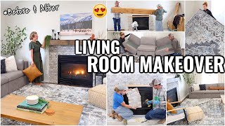 COMPLETE LIVING ROOM MAKEOVER!😍 DECORATING IDEAS | HOUSE TO HOME Honeymoon House