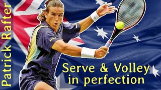 Patrick Rafter 🇦🇺 Serve & Volley in Perfection.
