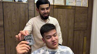 ASMR Super strong massage and edit by super strong «Boss Barber» 💈