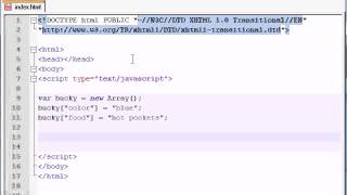 Beginner JavaScript Tutorial 35 Associative Arrays
