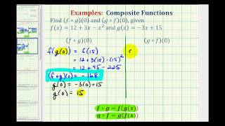 Ex 1: Composite Function Values