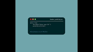 Python Strings - Add padding to a string