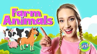 Learn Farm Animals for Kids: Farm Animals Names and Sounds | Kids Education with Miss Sarah Sunshine