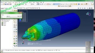 simulation impact DK bullet to the concrete wall by using Abaqus