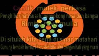 mars seruan rimba Karaoke version vocal on