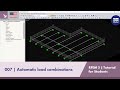 RFEM 5 Tutorial for Students | 007 Automatic load combinations