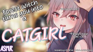 Feminizing ASMR RP | Forest Witch Turns You Into a Cat Girl! [F4M] [F4A] [Binaural]