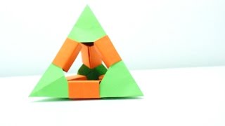 Tetraedro De Origami / Origami Tetrahedron