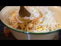 โคลสลอว์ สลัดกระหล่ำปลี สูตรง่ายๆ engsub recipe easy homemade coleslaw