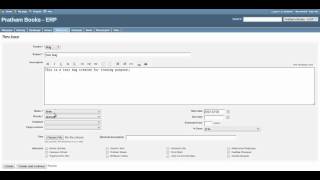 Creating Bugs In Bugtracker