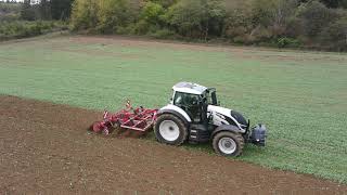 Valtra T174 \u0026 Horsch Terrano 3 fx