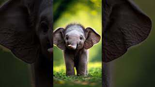 😍 OMG Cute #Baby #Elephant