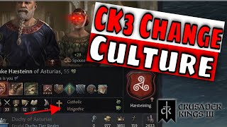 Crusader Kings 3: How to Change Culture | CK3 Culture Guide