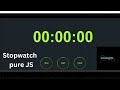 Stopwatch | Vanilla JS