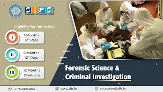 Forensic Science  and Criminal Investigation | Online Course Sherlock Institute of Forensic Science