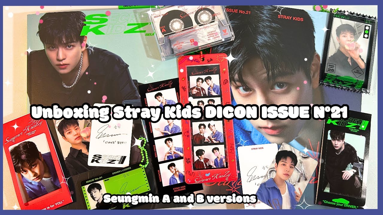 Unboxing Stray Kids Dicon Issue N 21 Seungmin A And B Versions Youtube