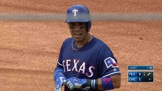 TEX@CHC: Chirinos plates Rua with a double to left