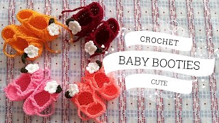 Crochet Cute Baby Booties | Easy Step-by-Step Tutorial for Beginners