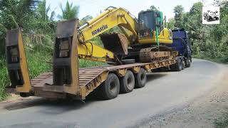 DAF CF Low bed With Komatsu PC200       Srilanka       Truck With Trucker™ 🇱🇰