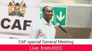 CAF Special General Meeting