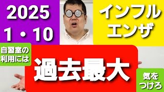 インフルエンザが過去最大級で流行っています。大学入試・難関大・医学部特訓　成績高上チャンネル