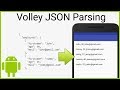 How to Parse a Json Using Volley - SIMPLE GET REQUEST - Android Studio Tutorial