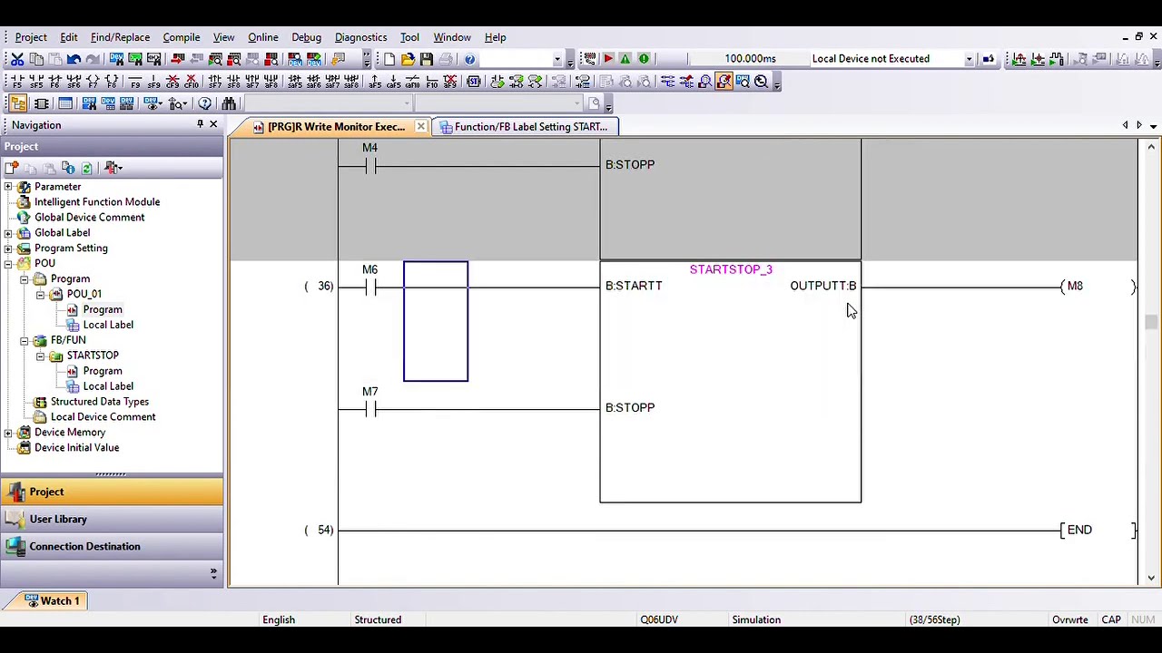 Function Blocks In Mitsubishi Plc Youtube