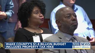 Wake County's $1.8 billion budget includes property tax hike