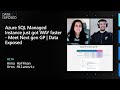 Azure SQL Managed Instance just got WAY faster - Meet Next gen GP | Data Exposed